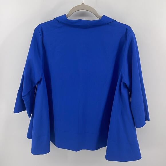 Roberta Roller Rabbit Jazz 3/4 sleeve unlined unstructured swing blazer sz XS/S - Picture 6 of 6